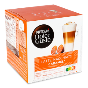 Кофе в капсулах NESCAFE Dolce Gusto Latte Macchiato Caramel 16 шт Нескафе Дольче Густо Карамель