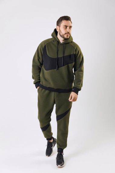 Чоловічий спортивний костюм Nike хакі | Зображення 3