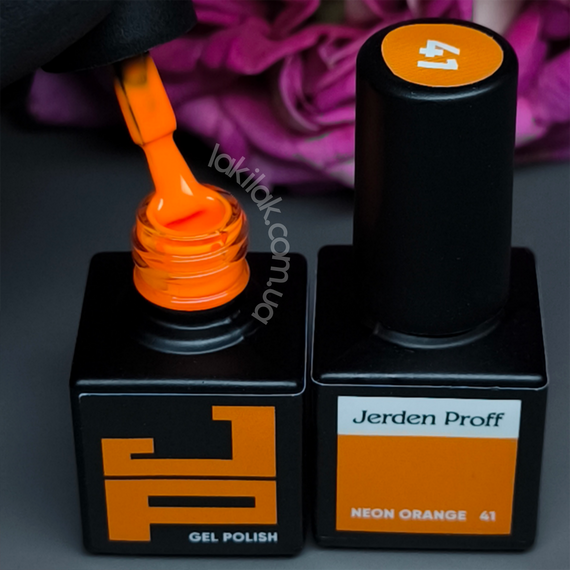 Гель-лак Jerden Proff №41 (неоново-помаранчевий) 5 мл