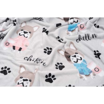 Плед Ardesto Flannel бульдоги 160х200 см (ART0112PB) | Зображення 6