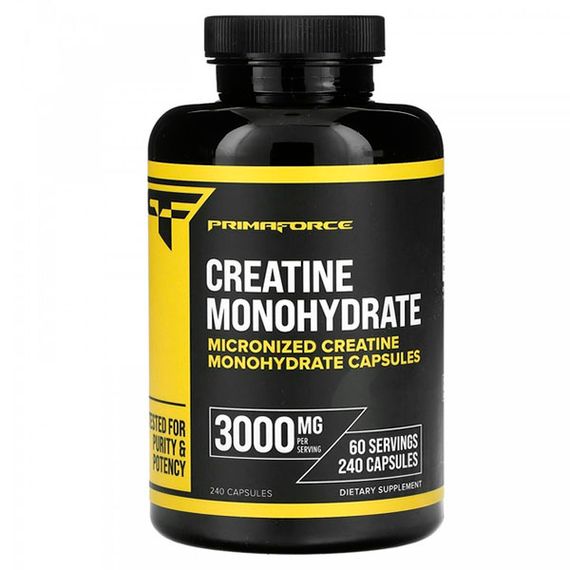 Креатин моногідрат Primaforce Creatine Monohydrate 750 mg 240 Caps