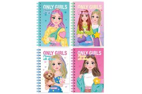 Блокнот для дівчаток LS-01 "Only Girls Planner" В6 Апельсин