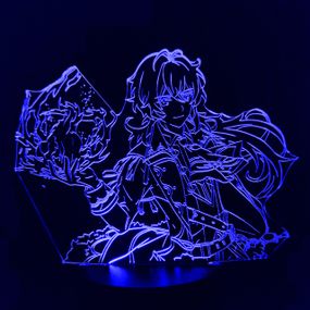 Акриловый светильник-ночник Дилюк 2 синий tty-n001297