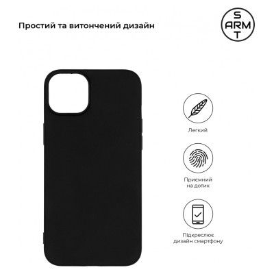 Чехол для мобильного телефона Armorstandart Matte Slim Fit Apple iPhone 15 Plus Black (ARM68242) | Зображення 2