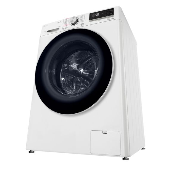 Пральна машина LG фронтальна, 10,5кг, 1400, A+++, 57см, дисплей, пара, інвертор, білий (F4V5RS0WW) | Зображення 5