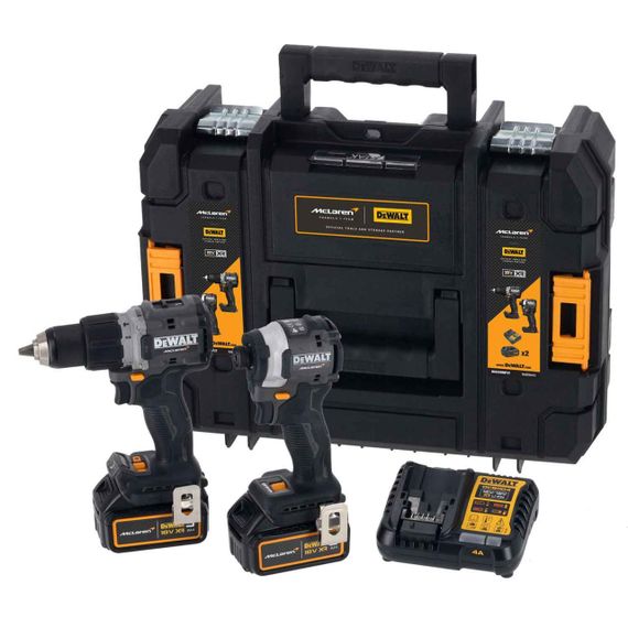 Набор из двух инструментов аккумуляторных бесщеточных McLaren F1 TEAM LIMITED EDITION DeWALT DCK200MP2T