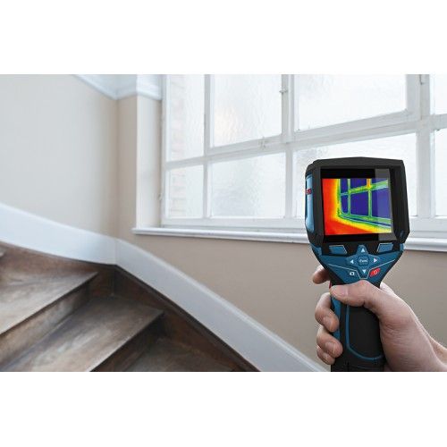 Тепловизор Bosch GTC 400 C, -10°C до +400°C, чувствительность &lt;50 мК, IP 53, мин. дистанция 0.3м, 0.5кг (0.601.083.101) | Зображення 3