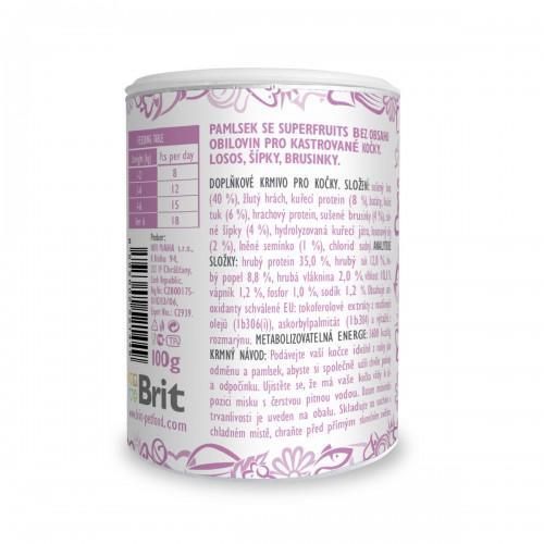 Лакомства для кошек Brit Care Cat Snack Superfruits Salmon, лосось, 100 г | Зображення 2