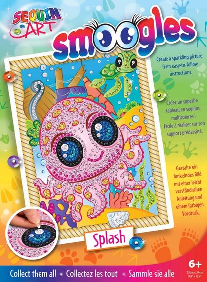 Набор для творчества Sequin Art SMOOGLES Осьминог SA1813 (SA1813)