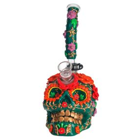Кальян Трубка Стеклянная "Skull Mexican"