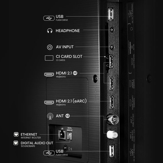 LED-телевізор Hisense 65A6Q | Зображення 4