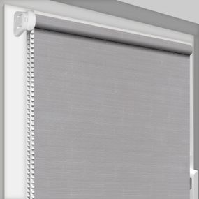 Рулонна штора Rolets Льон 1-7436-450 45x170 см відкритого типу Світло-сіра