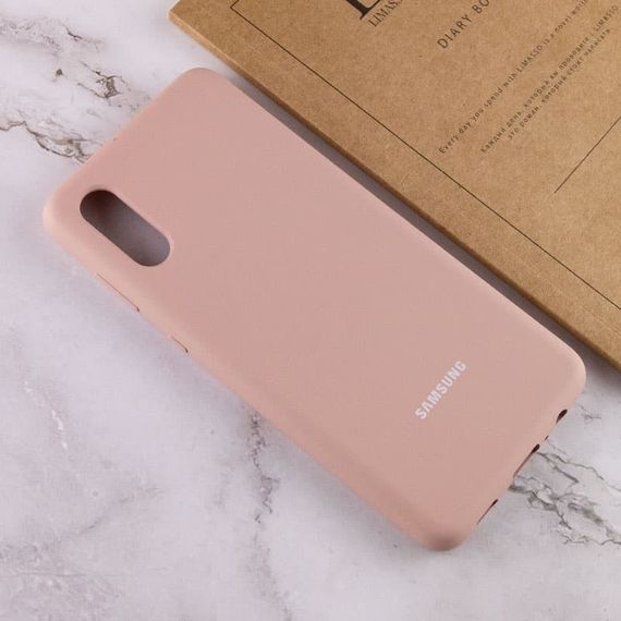 Чехол Silicone Cover Full Protective (AA) для Samsung Galaxy A02 Розовый / Pink Sand | Зображення 5