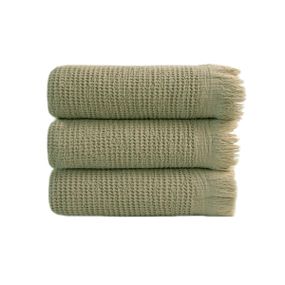 Набір рушників Lotus Home 100545 Туреччина 30*50 см  Бавовна + бамбук Оливковий