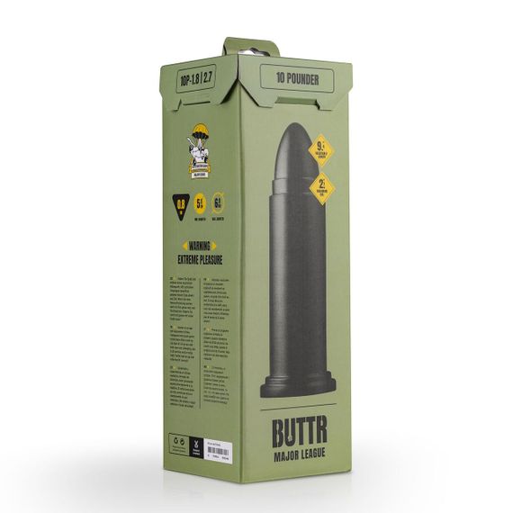 Анальна пробка BUTTR — 10 Pounder XXL Dildo Sex Aura | Зображення 4