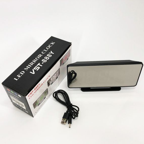 Годинник із зазначенням температури вологості VST-888Y-5, LED настільний годинник KP-91 | Зображення 7