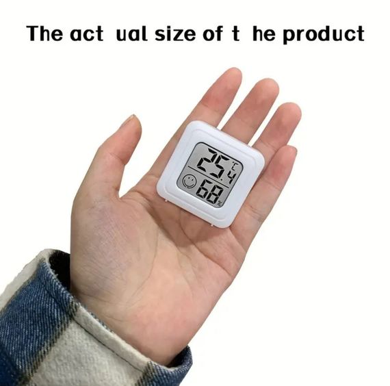 Міні РК-цифровий термометр і гігрометр — портативний вимірювач температури та вологості для дому та вулиці | Зображення 4