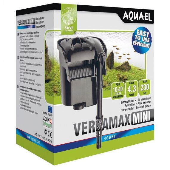 Фільтр Aquael для акваріума зовнішній Versamax-mini 230 л/год на 10-40 л | Зображення 2