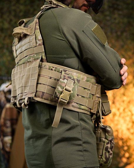 Плитоноска 4 точки быстрый сброс frion   с напашником   ПП7889 | Зображення 5