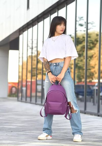 Жіночий рюкзак Sambag Dali BKHa фіолетовий 15351018 | Зображення 2