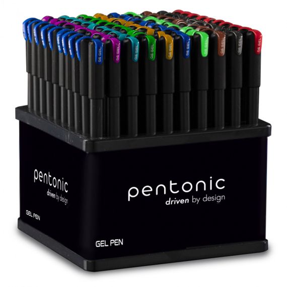 Набор гелевых цветных ручек Pentonic 420425 100 шт | Зображення 1
