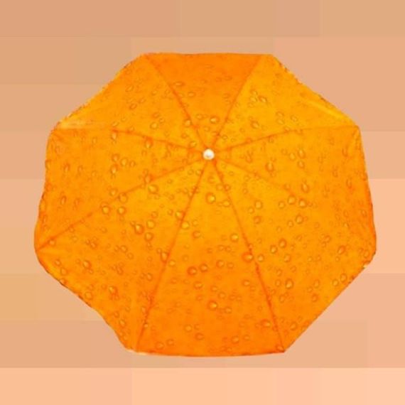 Парасолька пляжна Роса 1,8м висота, d=1,5м Помаранчевий