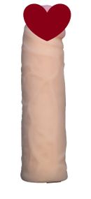 Насадка для страпона тілесна EGZO CIBERSKIN NSTR11 ( 16,5 см х 3,7 см ) Sex Aura