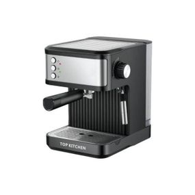 Кавоварка Еспресо зі стимером 1500Вт 15 бар Top Kitchen Tk00215 Чорна