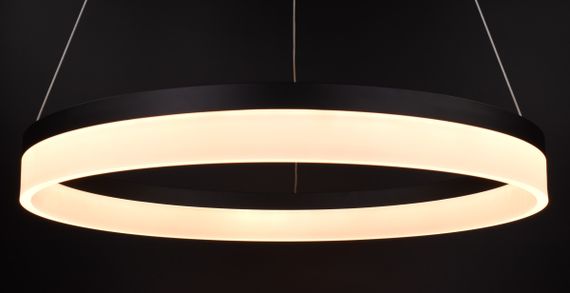 Люстра світлодіодна підвісна LED світильник для квартири на стелю лед 26751 Чорний 35-160х60х60 см. | Зображення 3