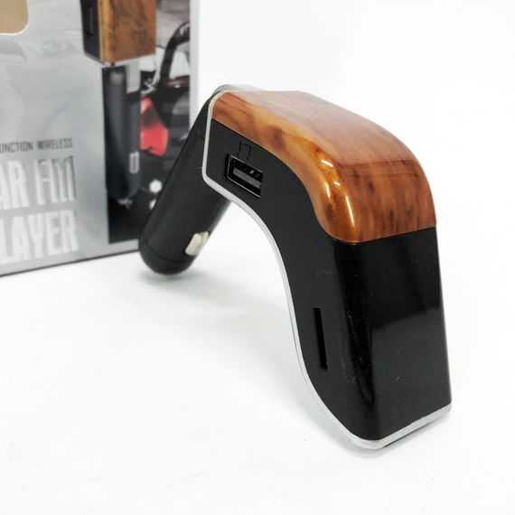 Лучший fm трансмиттер H7, Модулятор трансмиттер bluetooth, Устройство для передачи аудио в авто LT-42 | Зображення 8