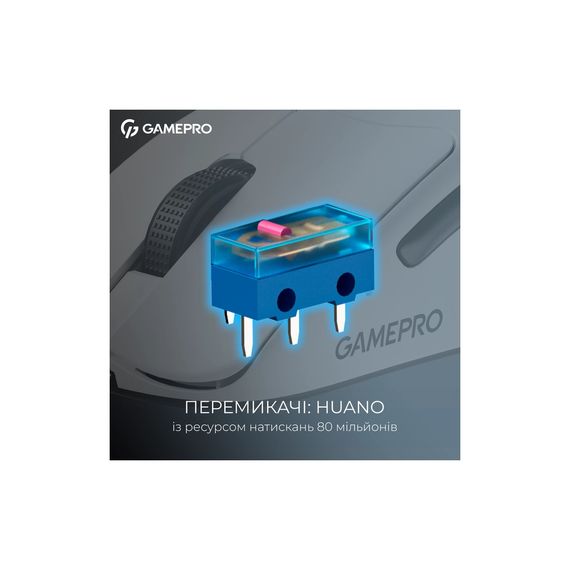 Мишка GamePro Asgard Surt Wireless/Bluetooth/USB White (GM017W) | Зображення 9