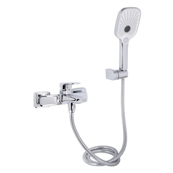 Смеситель для ванны Qtap Tern (c душевым гарнитуром) QTTER259CRM47586 Chrome