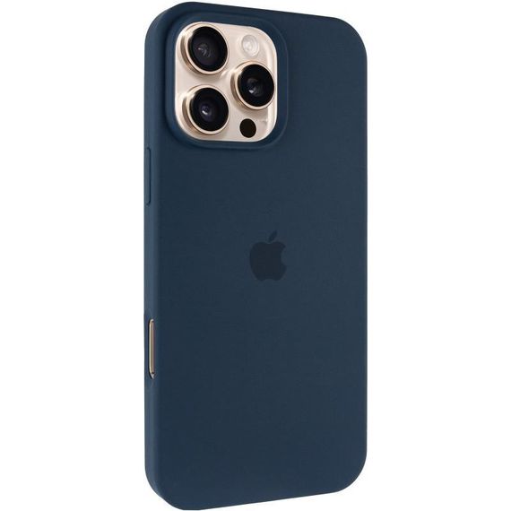Чохол Silicone Case Full Protective (AA) для Apple iPhone 16 Pro Max (6.9") Синій / Deep navy