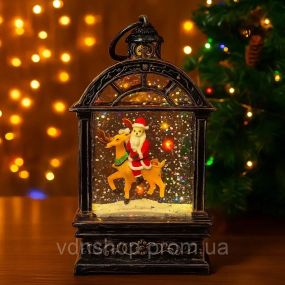 Новорічний декоративний нічник "Санта на олені"
