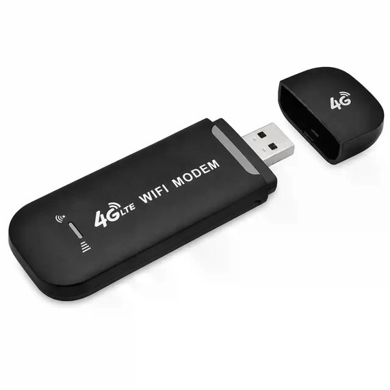 4G модем AND 5559 чорний • USB Wi-Fi роутер 4G LTE Plug and Play до 150 Мбіт/с для дому, дачі та поїздок | Зображення 1