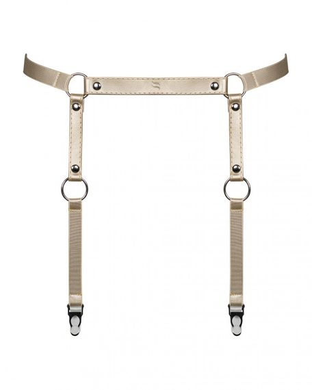 Пояс для чулок Obsessive A764 S/M/L золотой Sex Aura | Зображення 4