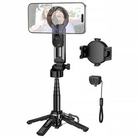 Монопод для селфи Hoco K27 Pro magnetic трипод + съемный BT пульт Black