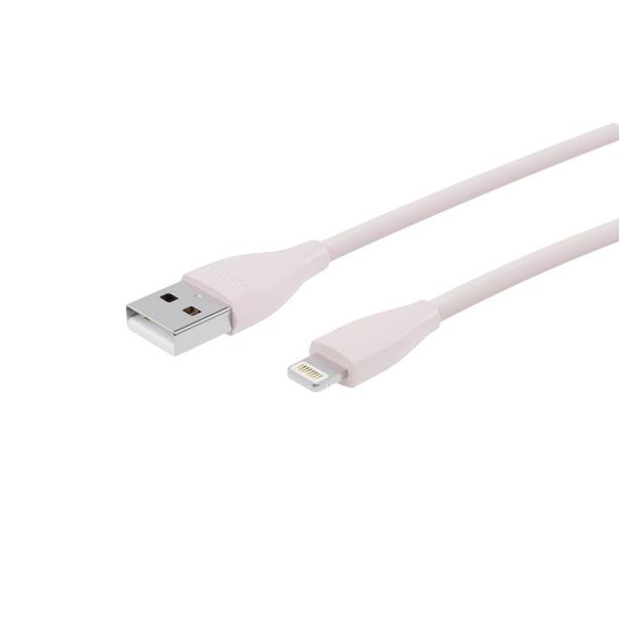 Кабель Maxxter UB-L-USB-01GP, USB 2.0 А-тато/Lightning, 1.0 м. | Зображення 1