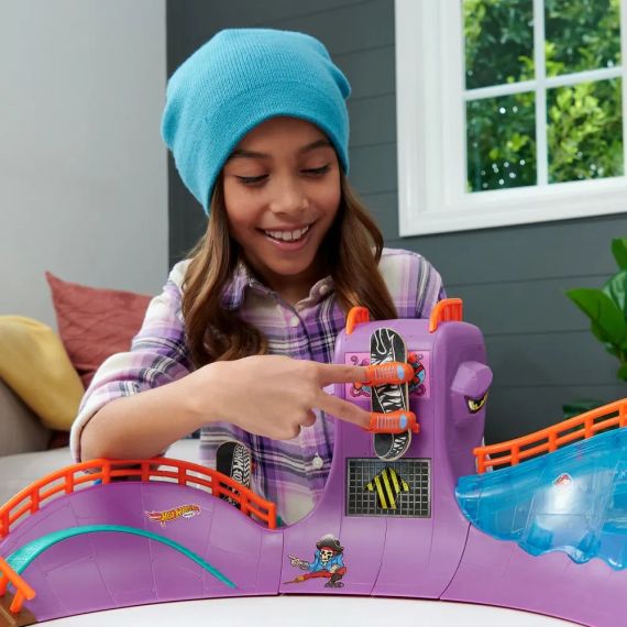 Hot Wheels Skate Octopus Skatepark Трек Хот Вилс Скейт-парк Осьминог, скейты для рук, фингерборды Оригинал | Зображення 7