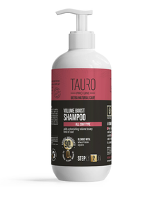 Шампунь для надання об'єму шерсті собак та котів TAURO PRO LINE Ultra Natural Care Volume Boost Shampoo, 400 мл