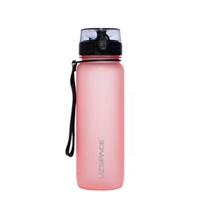 Бутылка для воды UZSPACE 3053(Coral) 800 мл, кораллово-розовая