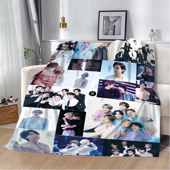 Плед 3D BTS 20222328_C 10709 80х100 см
