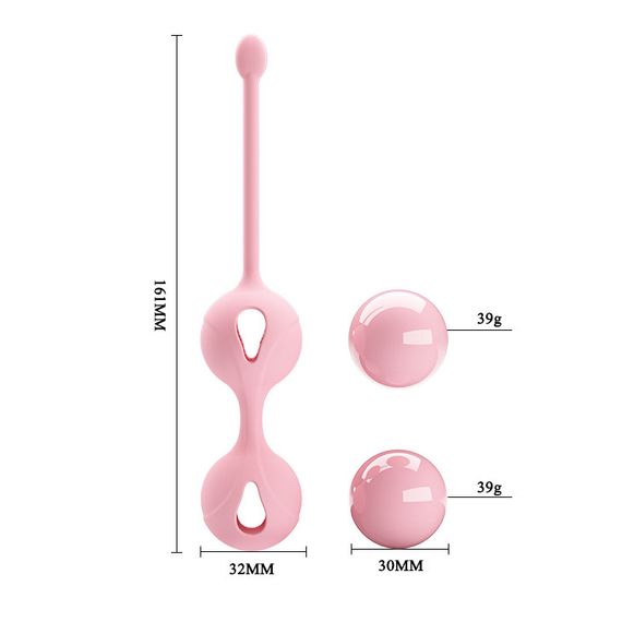 Вагінальні кульки - Pretty Love Kegel Tighten Up I Light Pink sexstyle | Зображення 5