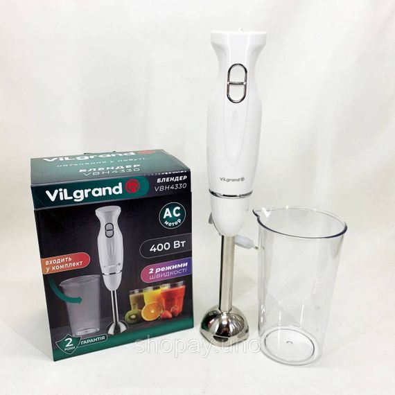 Блендер электрический для смузи ViLgrand, Блендер для смешивания крема Блендеры коктейлей HG-90 | Зображення 8