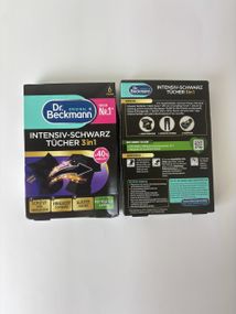 Dr. Beckmann Серветки для прання Intensiv-Schwarz Tucher 3 in 1 - 6 шт