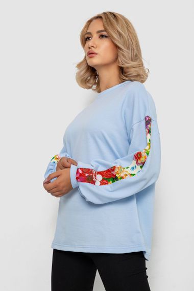 Світшот жіночий, колір блакитний, 102R445-1 | Зображення 2