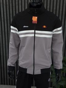 Кофта Ellesse сіра з чорним