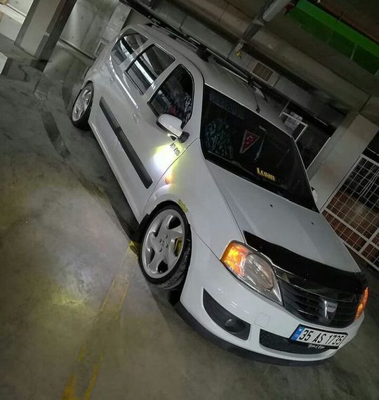 Дефлектор капоту (EuroCap) для Dacia Logan MCV 2004-2014 рр | Зображення 2