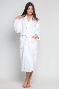 Халат Home Line 66615  4XL  Бавовна Білий