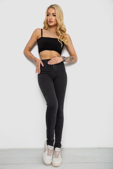 Джинсы женские Skinny  -уценка, цвет черный, 182R4296-U | Зображення 1